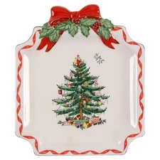 Spode Christmas Tree Canape Plate 10429874