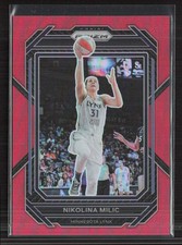 2023 Panini Prizm WNBA #28 Nikolina Milic Red /199