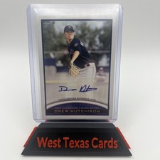 2012 TOPPS PRO DEBUT DREW HUTCHISON AUTOGRAPH ~ #PDA-DH 