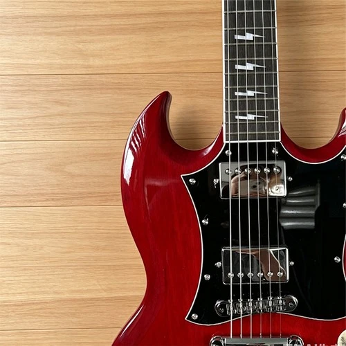 USA Shipment Clearance Sale New Premium SG Red Electric Guitar Big Pickguard deal from eBay