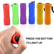 Mini Portable Flashlight Nine XPE LED Beads Pocket Outdoor Emergency Torch Lamp