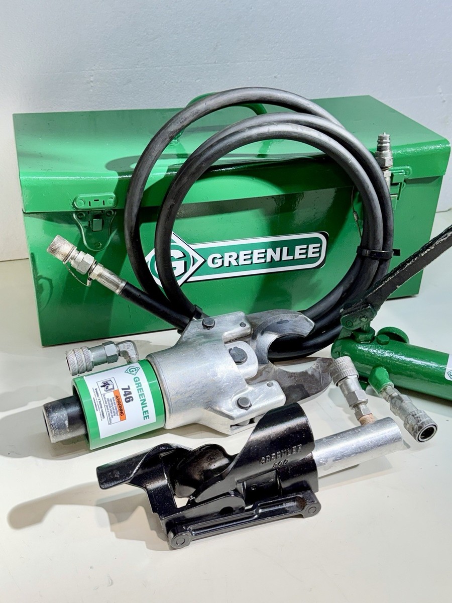 Greenlee 800 Cable Bender + 750 Hyd. Cable Cutter + 746 Ram + 767