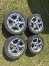 MAZDA MX5 MK1/2/2.5 CHROME ENKEI WHEELS 4x100 15x6J NA NB NBFL