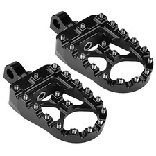 2PACK Wide Fat Foot Pegs MX Style Footpegs Fit for Harley Dyna Sportster Bobber
