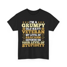 Camisa de Veterano, I'M a Grumpy Old Navy Veterano Abuelo Hombres Veteranos Día Camisa