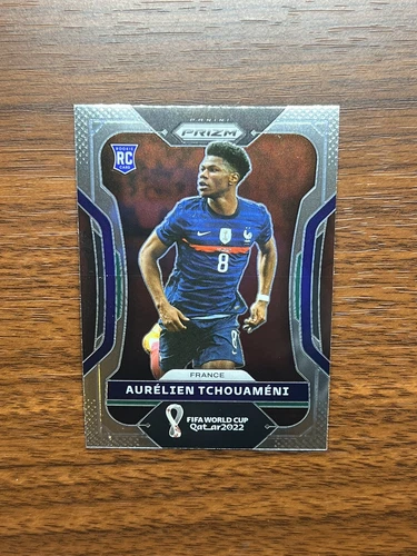 2022 Prizm World Cup Aurelien Tchouameni ROOKIE 97 Panini France Soccer Qatar RC