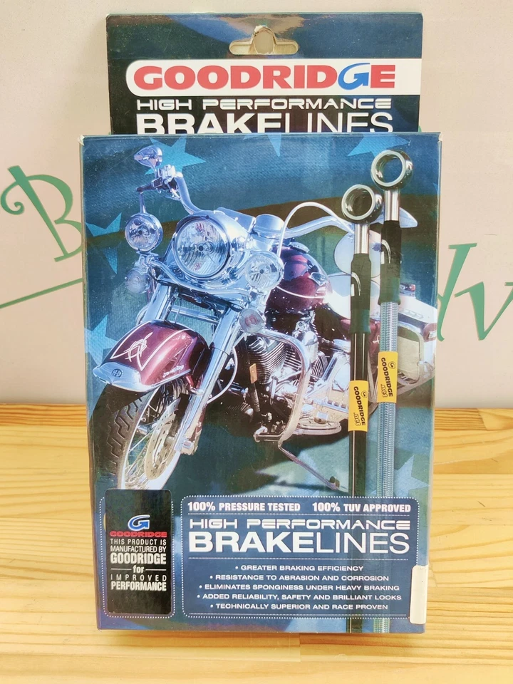 Goodridge Ebony 2 Brake Line Kits Front +8FL Softail models 037168 - Изображение 2 из 4