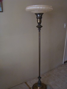 Timeless Vintage Victorian Art Deco Torchiere Glass Floor Lamp | eBay Timeless Vintage Victorian Art Deco Torchiere Glass Floor Lamp | eBay