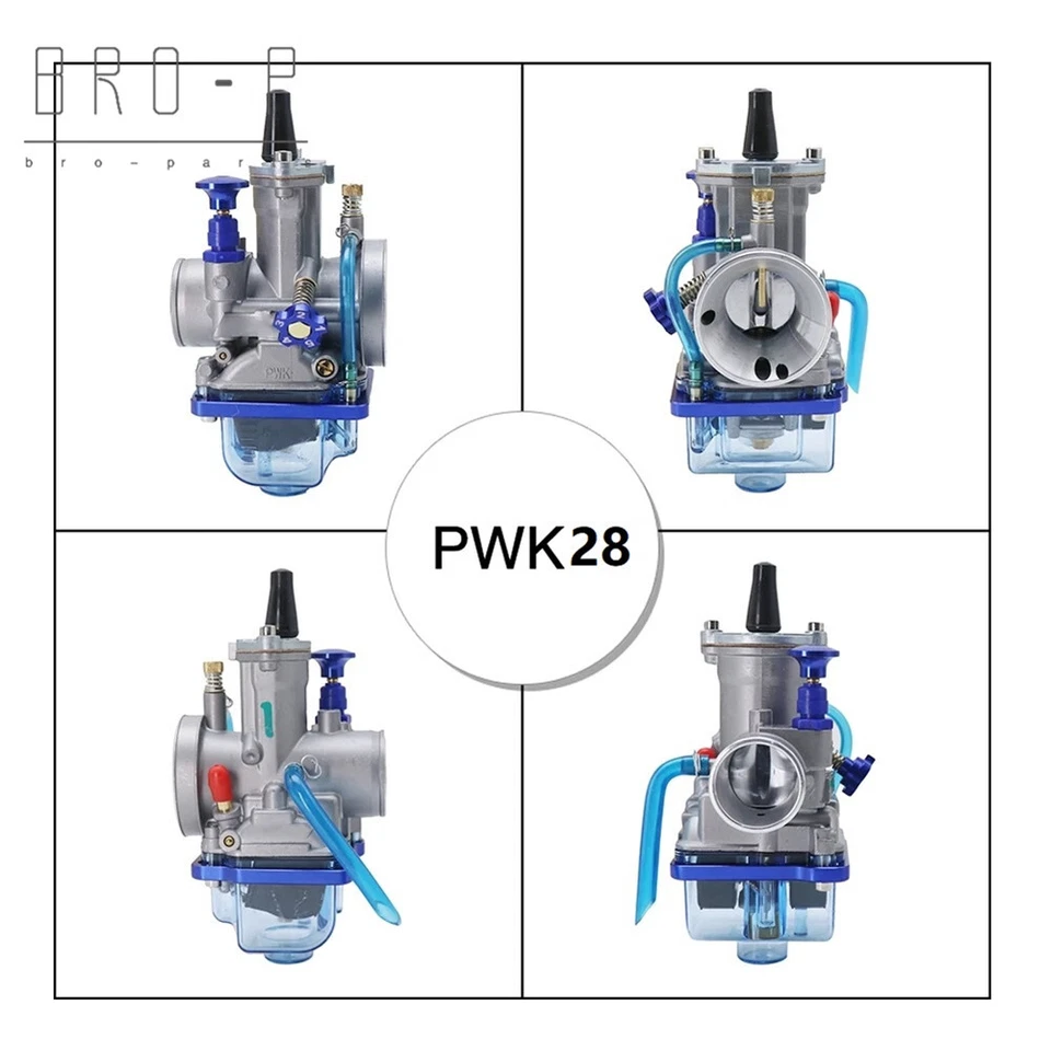 Карбюратор PWK28 28 мм подходит для Suzuki RM65 RM80 RM85 RM8L Yamaha Kawasaki Honda новый - Изображение 3 из 4
