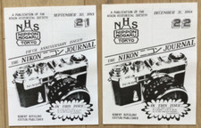 Pair of Early Nikon Historical Society Journals 1988