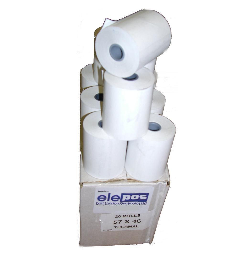 THERMAL ROLLS FOR CASIO TE-2200 TE2200 TE-2400 TE2400 TK-T200 TKT