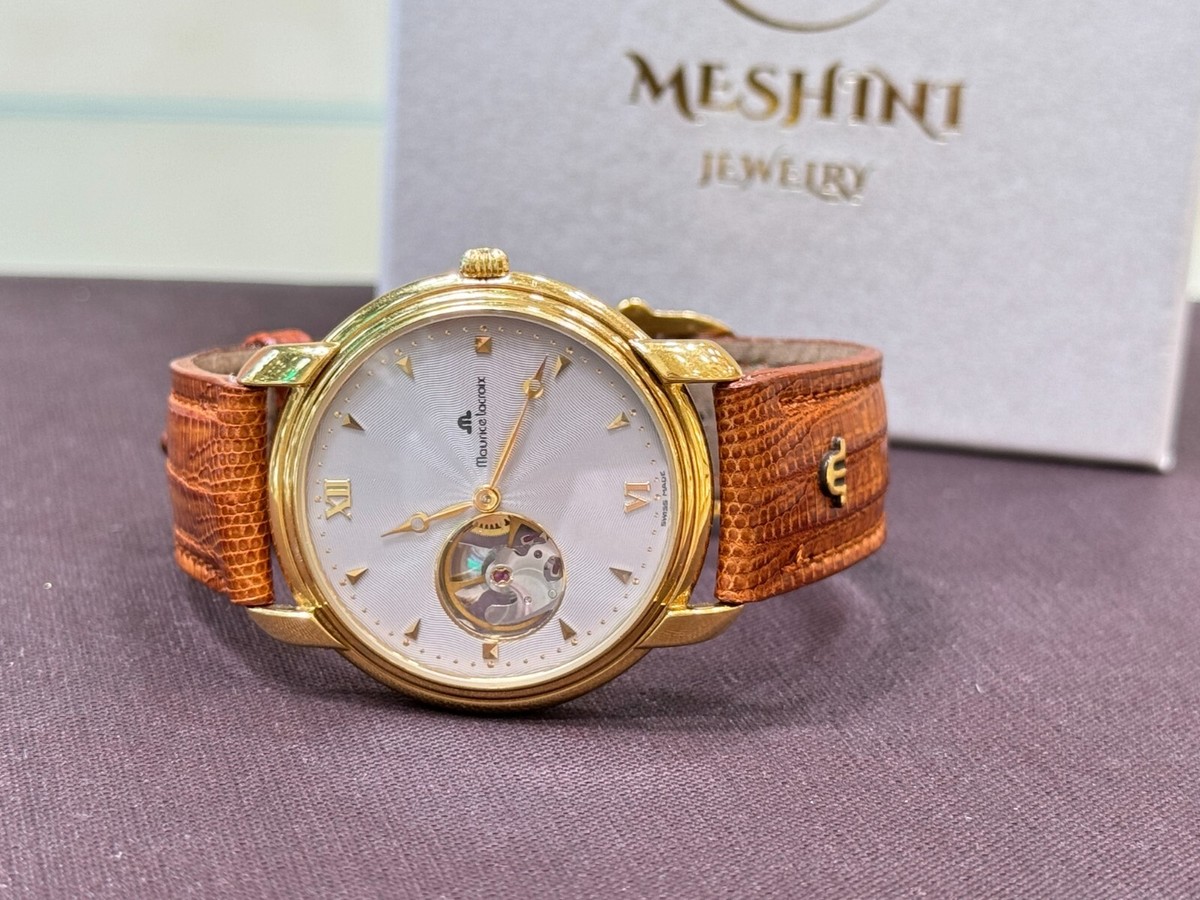 Maurice Lacroix Peseux Open Heart Manual Mens 36mm Swiss Made | eBay