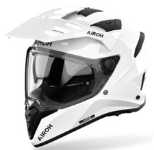 CASCO MOTO INTEGRALE DUAL AIROH BANDIT COLOR WHITE GLOSS TG XS