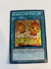 Searing Fire Wall - HA05-EN027 - Yugioh Super Rare 1st Edition - LP