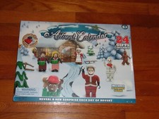 New Christmas Advent Calendar for Kids with Mini Toy Figures, 24 Different Xmas