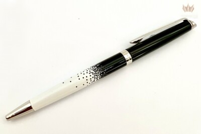WATERMAN HEMISPHERE 10 OMBRES ET LUMIERES WITH CHROME TRIM BALL POINT PEN GREAT!