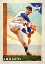 2022 Panini Diamond Kings #71 Sandy Koufax Los Angeles Dodgers HOF