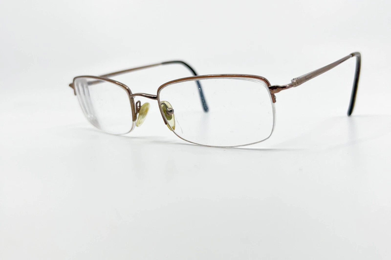 Salvatore Ferragamo 1616 656 Eyeglass Frame Half Rim 52 19 140 12406