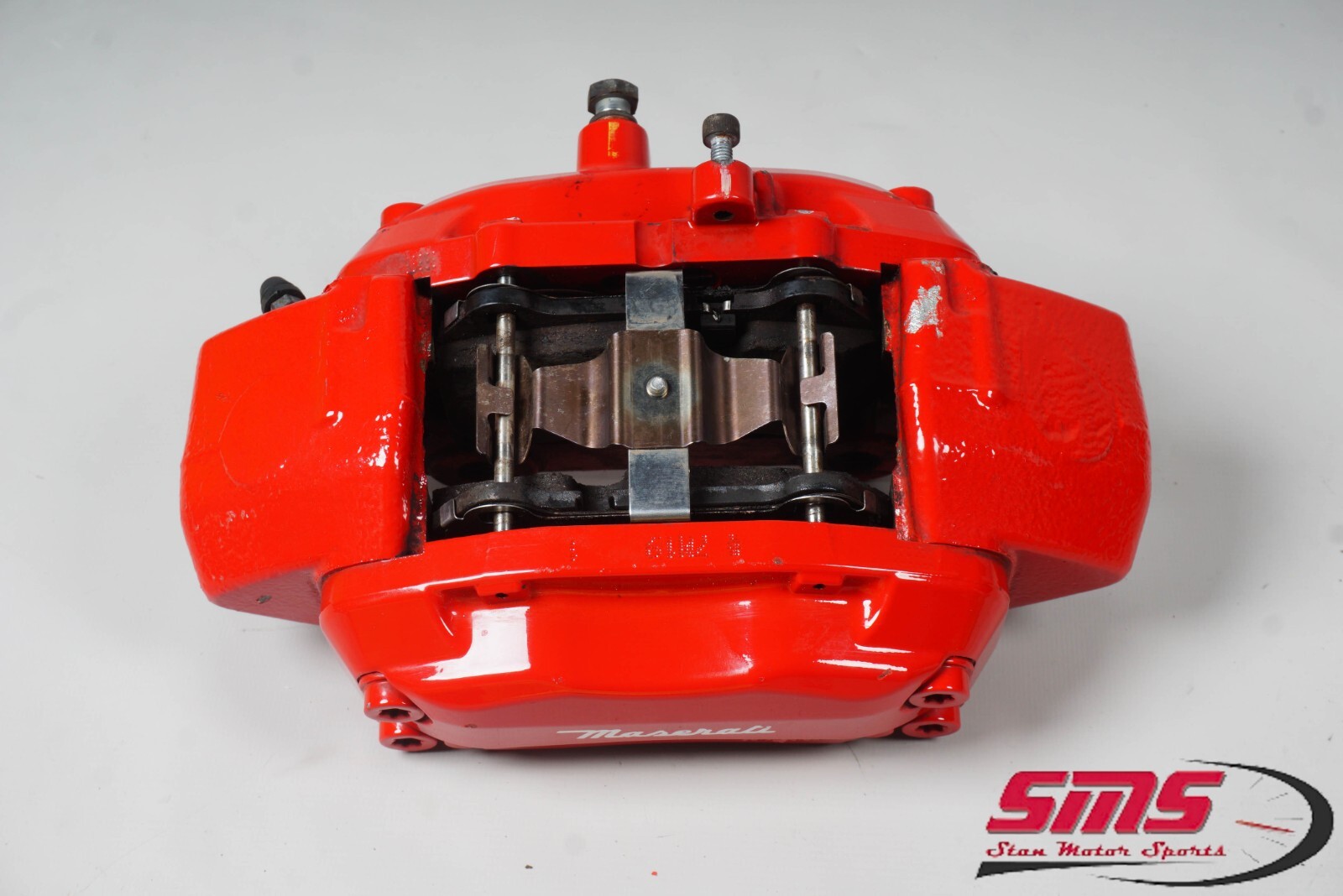 08-16 Maserati GranTurismo M145 Front Left Red Brake Caliper LH 36K OEM