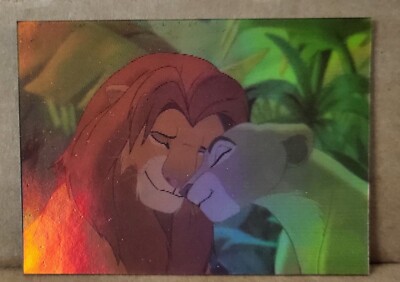 1994 SKYBOX THE LION KING LENTICULAR #L2 SIMBA/NALA ''FUTURE KING OF THE JUNGLE