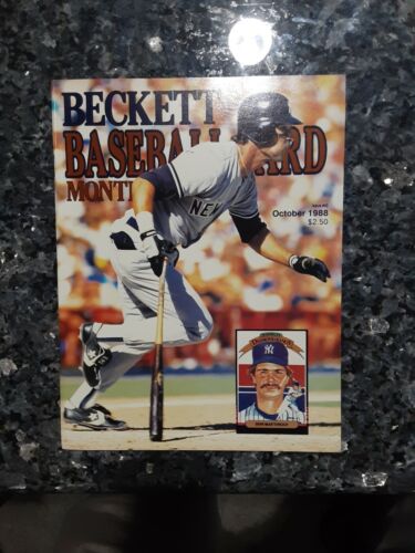BECKETT BASEBALL CARD MONTHLY: OCTOBER 1988 ISSUE # 43 Don Mattingly - Picture 3 of 9