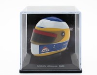 Formel 1 Helm Michele Alboreto 1985 - 1:5 F1 Miniatur Modellauto CAS09