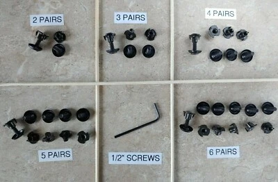 1/2" Screw Nut Holster Hardware for Safariland Leg Shroud, UFA, DFA to QLS, MLS