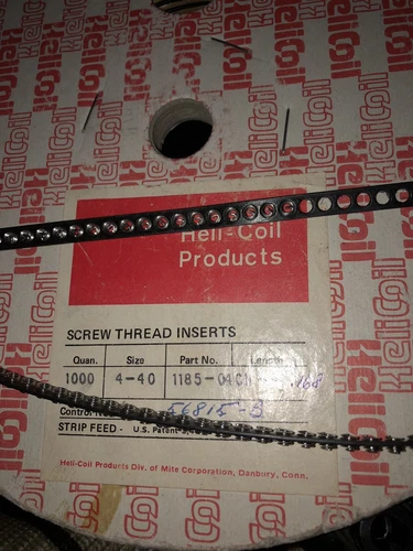 100pc HeliCoil 4-40 x 1.5D Thread Repair Inserts .168" 1185-04CN168 B63A