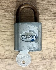 Vintage Walsco Lock. Works With One Key. Made In USA.