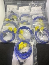 Plugfones Basic Earplugs with Earbuds  Hybrid  Noise Reducing Earphones 10 PACK