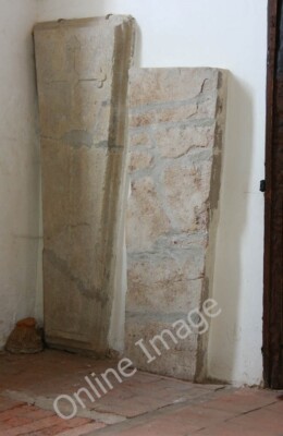 Photo 6x4 St Thomas the Apostle, Navestock - Coffin lids Navestock Heath  c2011