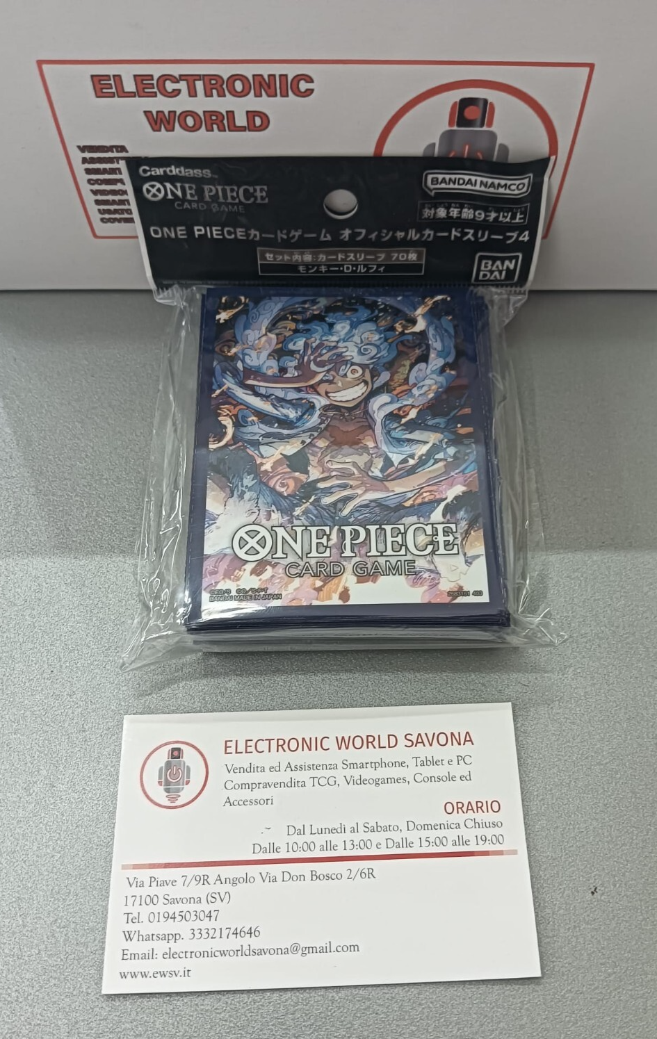 GEAR 5 LUFFY ONE PIECE TCG OFFICIAL CARD SLEEVES VOL.4 BRAND NEW RARO UNICO