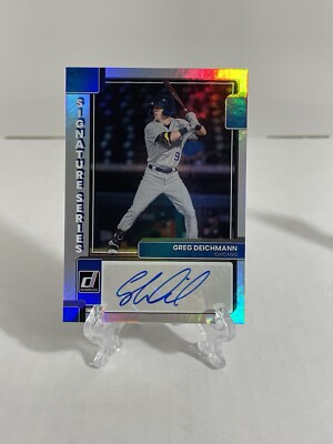 2022 Donruss Greg Deichmann Signature Series Silver Auto #SS-GD Chicago Cubs