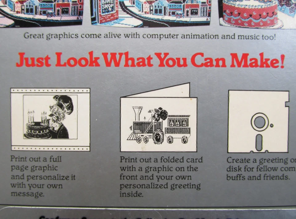 CardWare, Commodore 64 / 128 / Atari, Hi Tech 1986, Never Used - Image 3 of 4