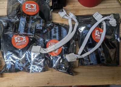 GPURisers.com 4 Capacitor PCIe GPU Risers Pack of 4