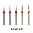 5Pcs Diamond Dental Mosquito Bur Fine 392-016 Interproximal, blister pack