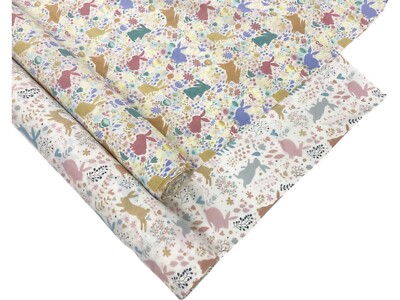 Osterhase Stoff Polycotton Frühling Hase Budget Kinder Kleid Basteln