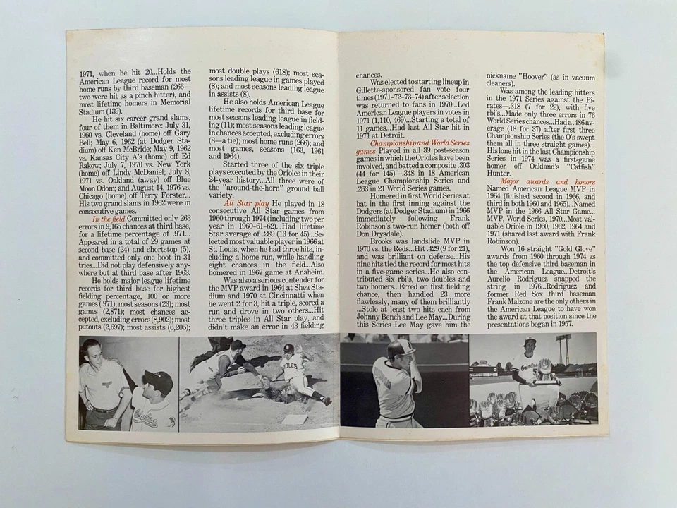 Official Program "Thanks Brooks" Day 9/18/77 - Image 3 of 4