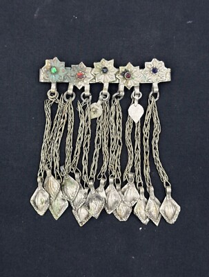 ANTIQUE OLD BRASS KOCHI HAIR CLIP WITH‎ OLD GLASS ANTIQUE OLD BRASS KOCHI HAIR LIPT WITH OLD GLASS | eBay main image 3