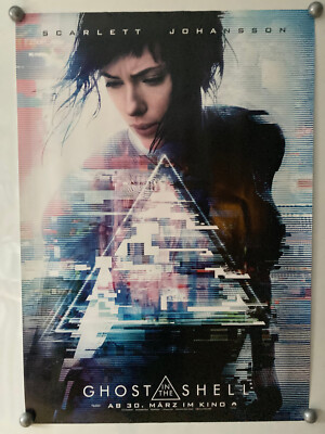 Filmposter * Kinoplakat * A1 * Ghost in the Shell * 2017 * Teaser * gerollt