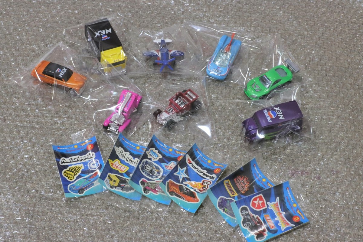 Hot Wheels 2007 Pepsi NEX JAPAN x8 cars complete set Bone Shaker