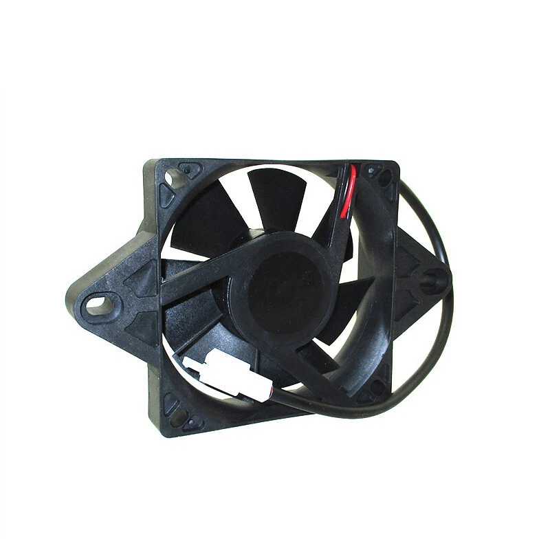 Черный универсальный электрический вентилятор охлаждения радиатора двигателя квадроцикла для мотокросса 12 В - Изображение 3 из 4