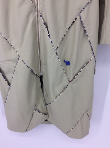 PARIA FARZANEH SS20 PASTRY MENS LONG JACKET UK S BEIGE JA RRP £550 - Picture 8 of 8