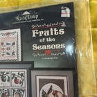 Vintage Fruits of the Seasons CROSS STITCH patterns Rain Drop BOOK #14 Apples — photo 3