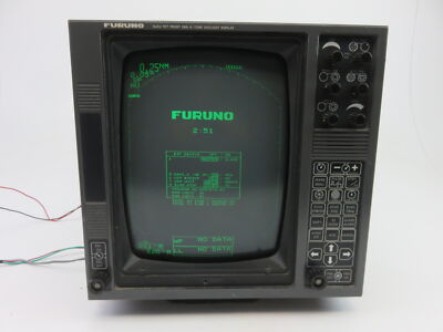 Furuno FR-8100D RDP-067 Boat Marine Bird Finder 12'' CTR Radar Display
