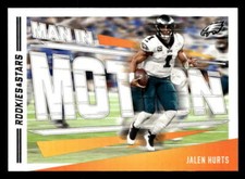 Jalen Hurts 2023 Rookies & Stars Man In Motion Card #MM-14 Philadelphia Eagles