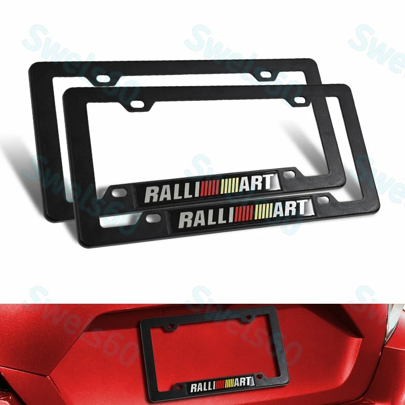 Ralliart license plate frame online