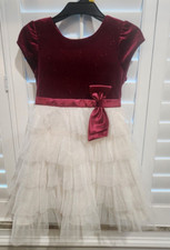 Jona Michelle Girls Glitter Layered Holiday Party Dress Size 7