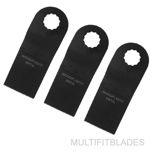 3 x 1-3/8" Bi-Metal Oscillating Tool Blades - Rockwell Sonicrafter Original Fit