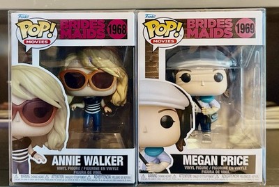 BRIDESMAIDS Funko Pop MOVIES ANNIE WALKER 1968 & MEGAN PRICE 1999 w/Protectors